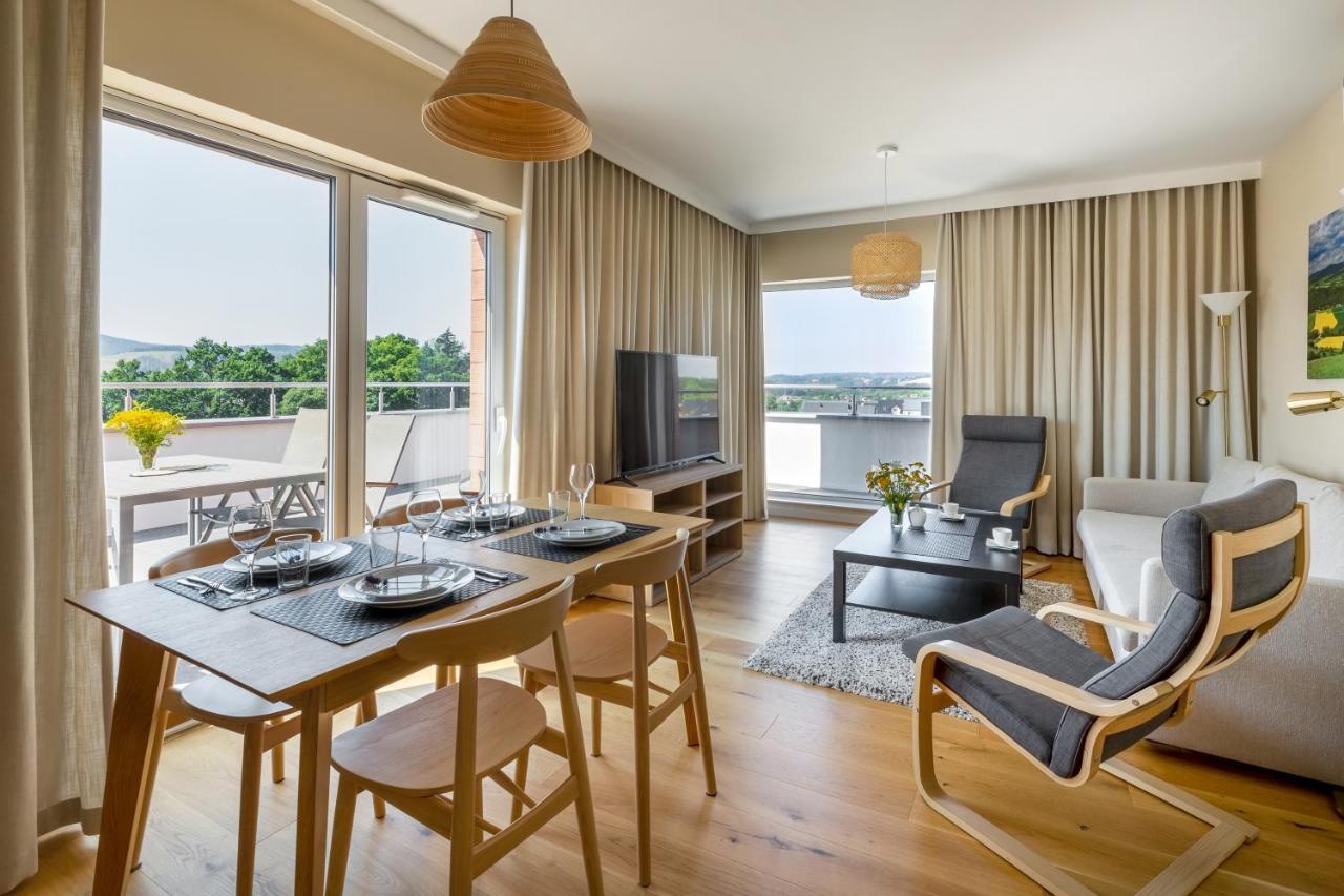 Apartament Widokowy - Penthouse Z Tarasem Bad Kudowa Exterior foto