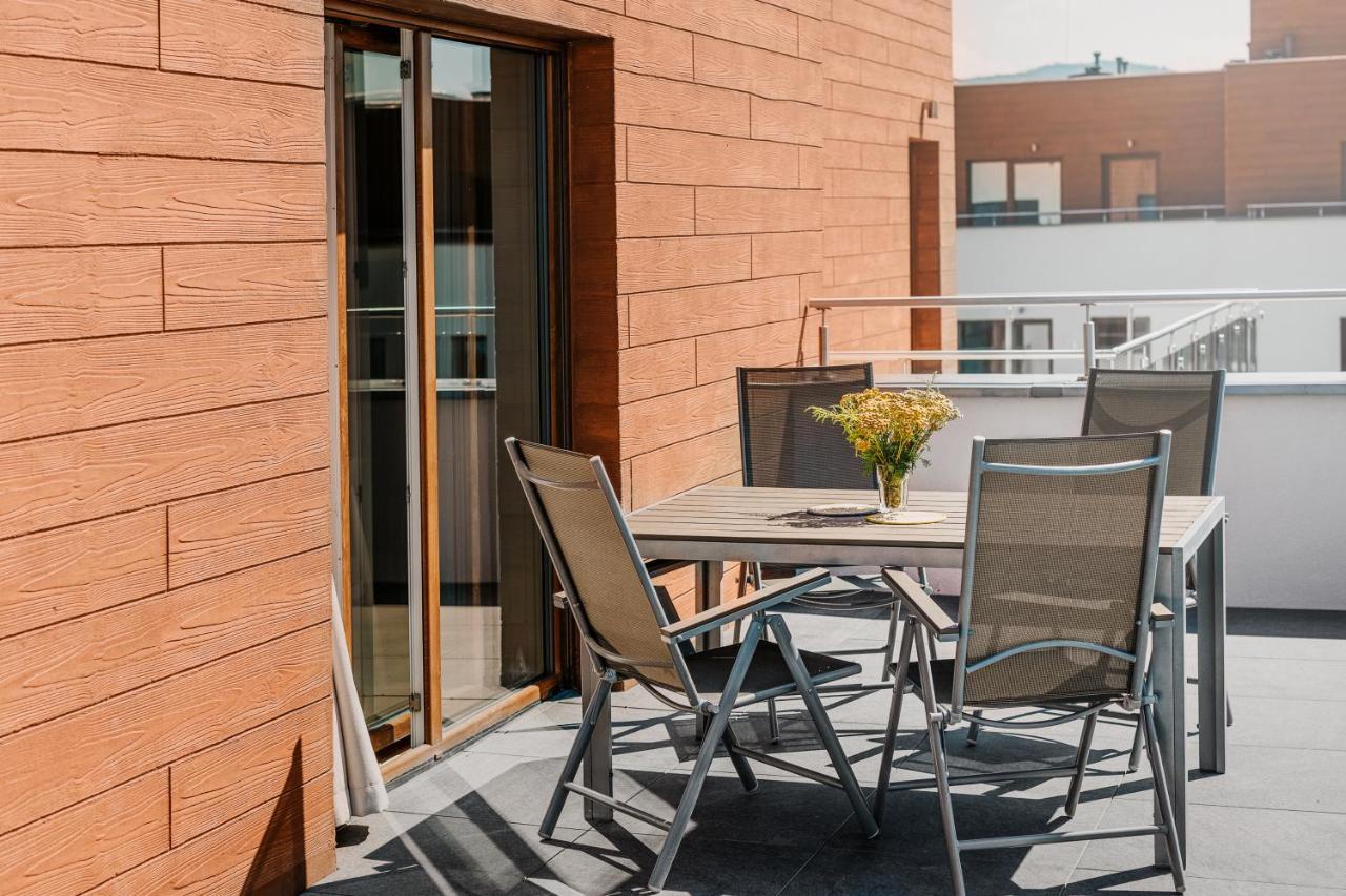 Apartament Widokowy - Penthouse Z Tarasem Bad Kudowa Exterior foto